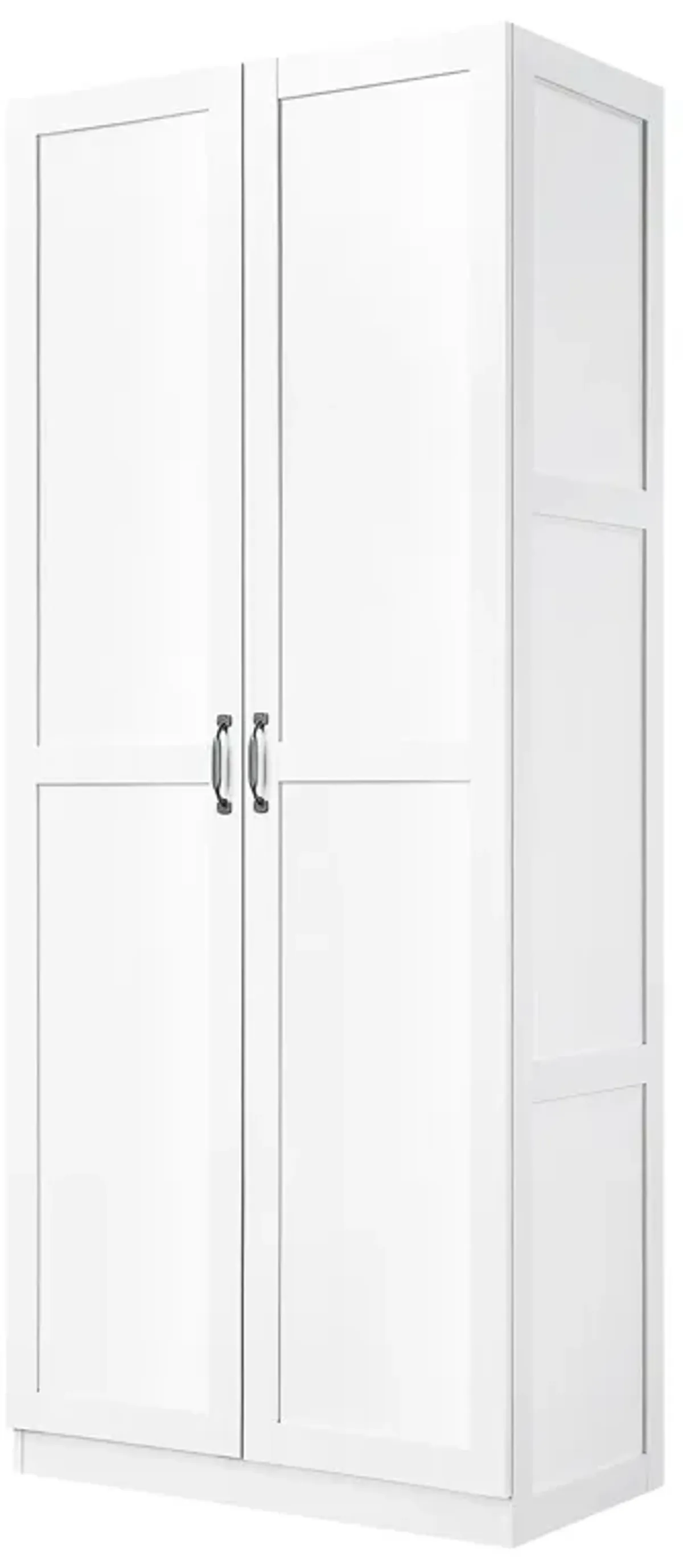 Hopkins White Storage Closet Set