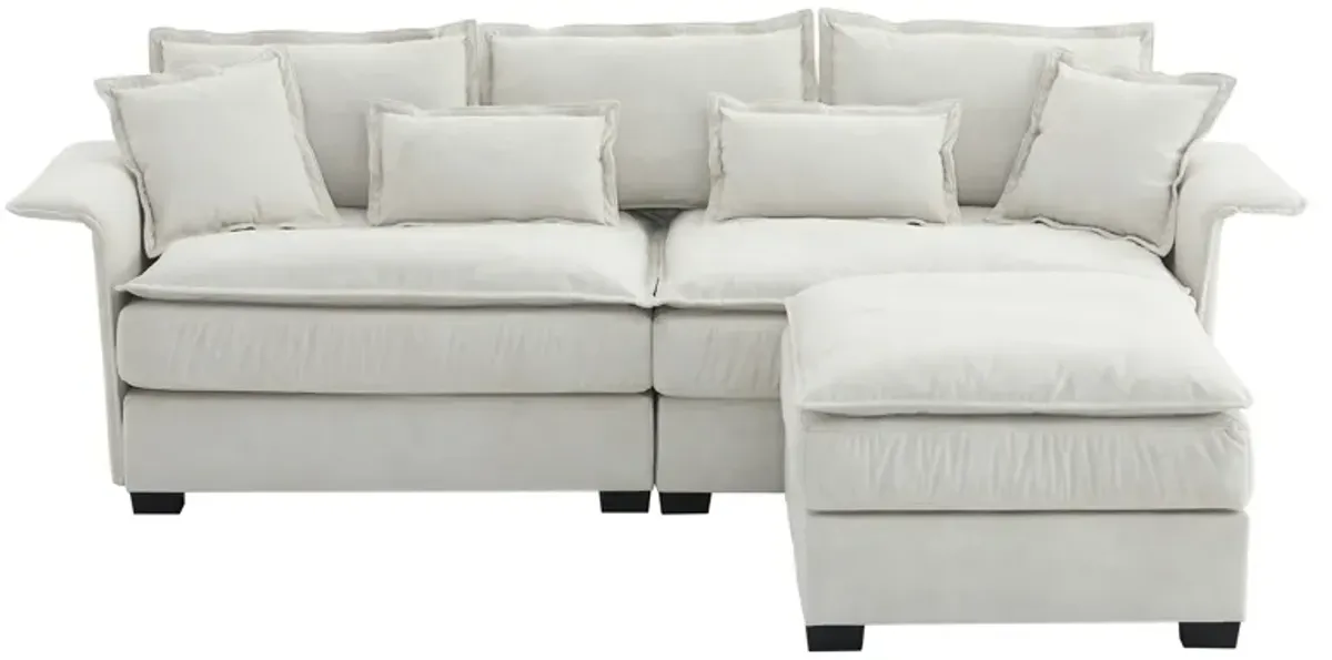 Merax Luxury  Oversized 4-Seat Sectional Sofa