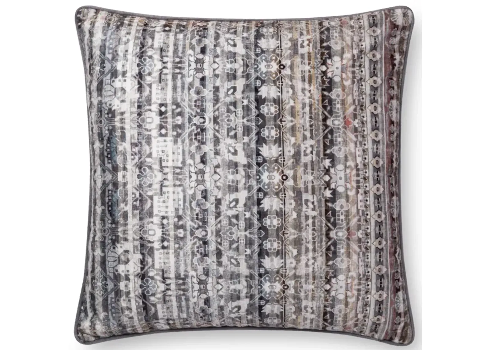 II P0706 Grey 22"x22" Poly Pillow