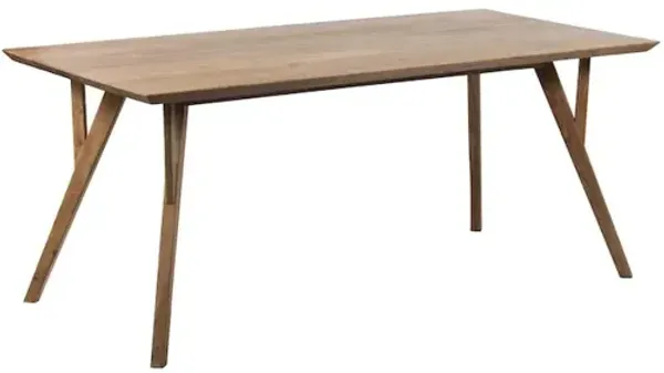 Porter Designs Portola Solid Acacia Wood Dining Table, Natural