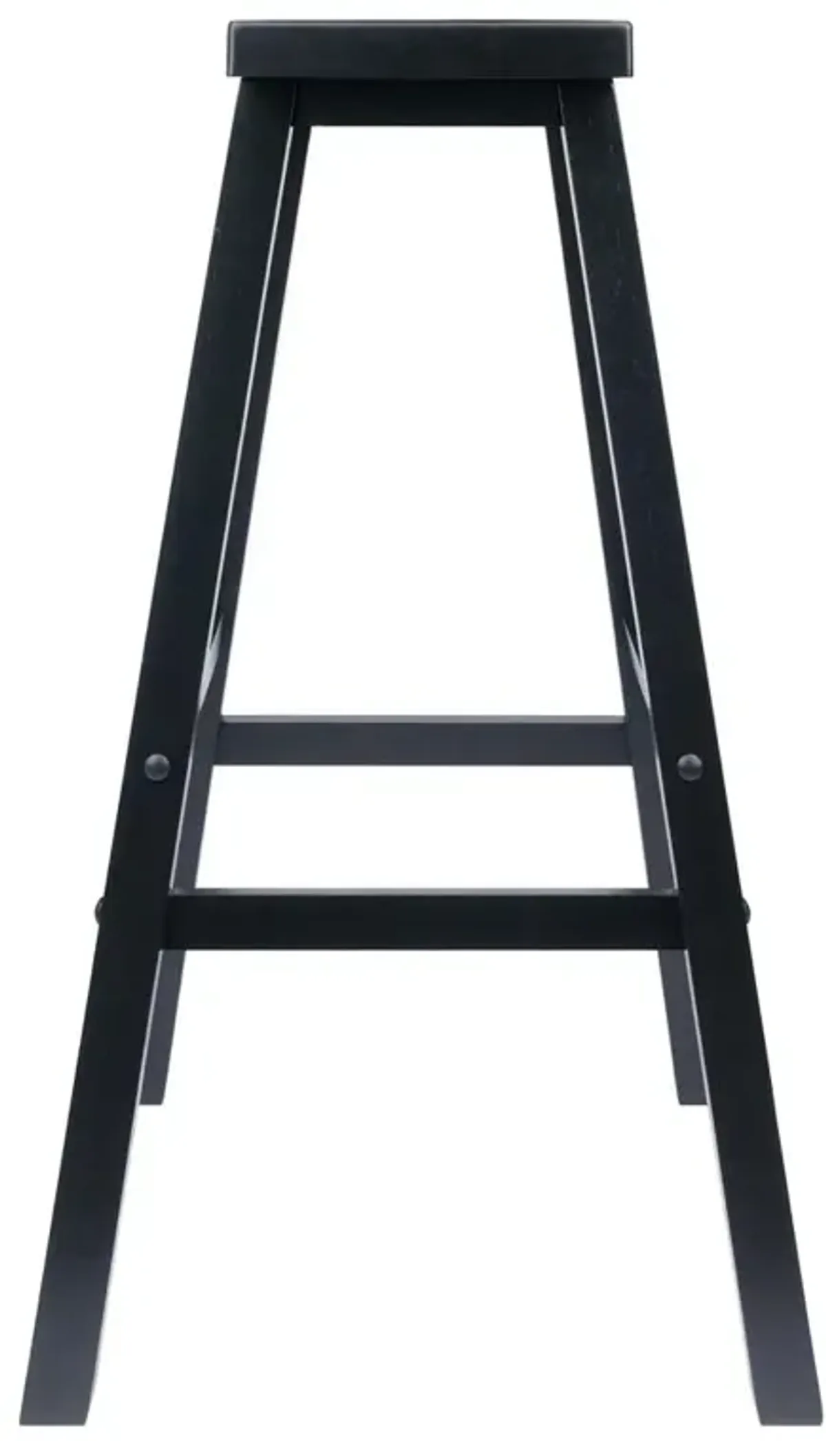 Satori 29" Saddle Seat Bar Stool Black