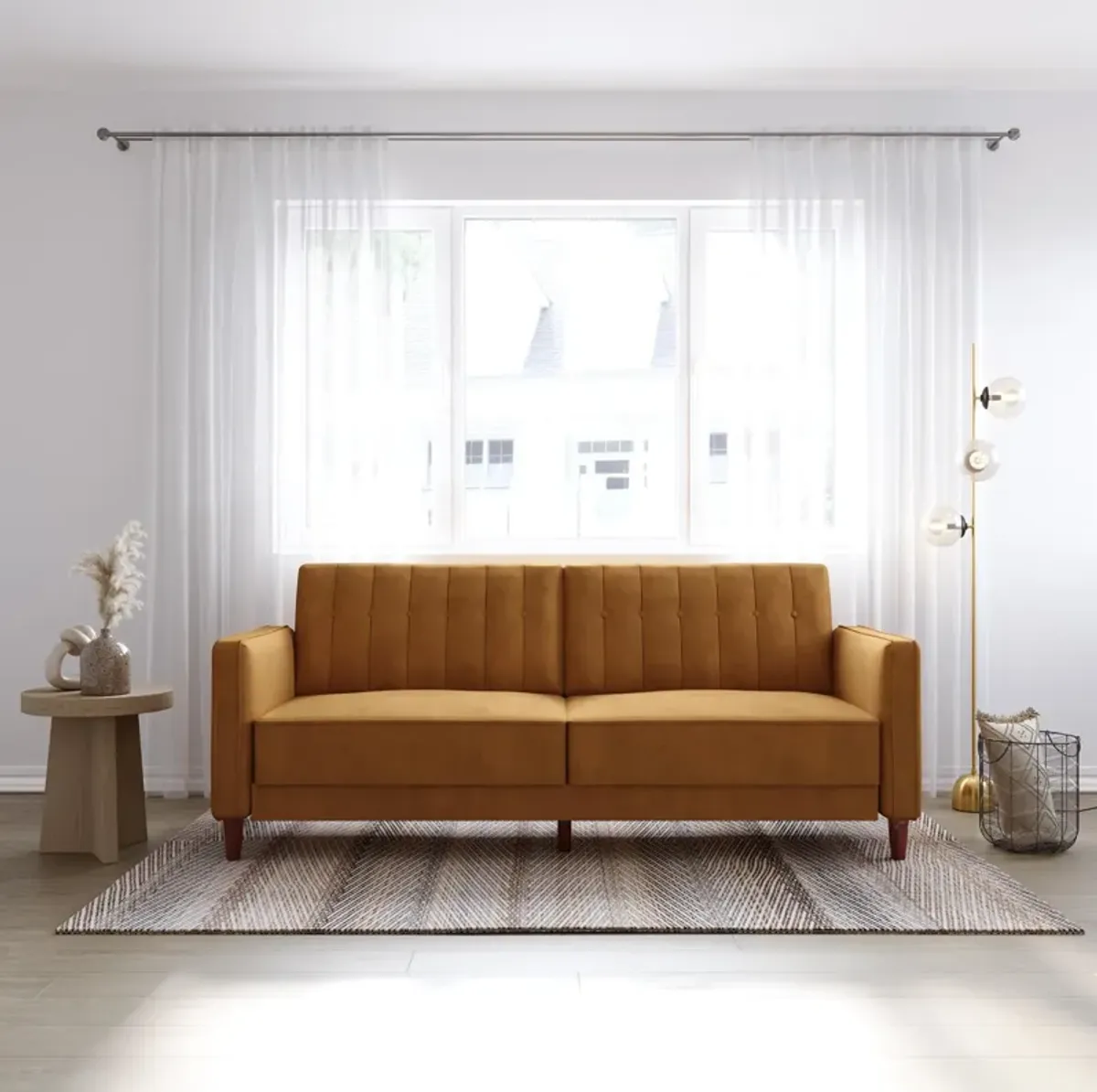 Levi Tufted Transitional Futon