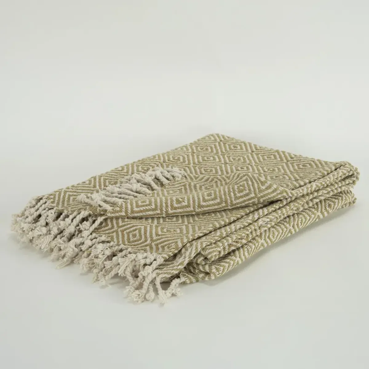 Natural 50" x 60" Throw Blanket