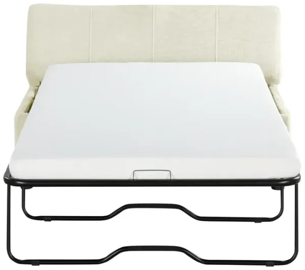 Merax Folding Ottoman Sleeper Sofa Futon with Mattress