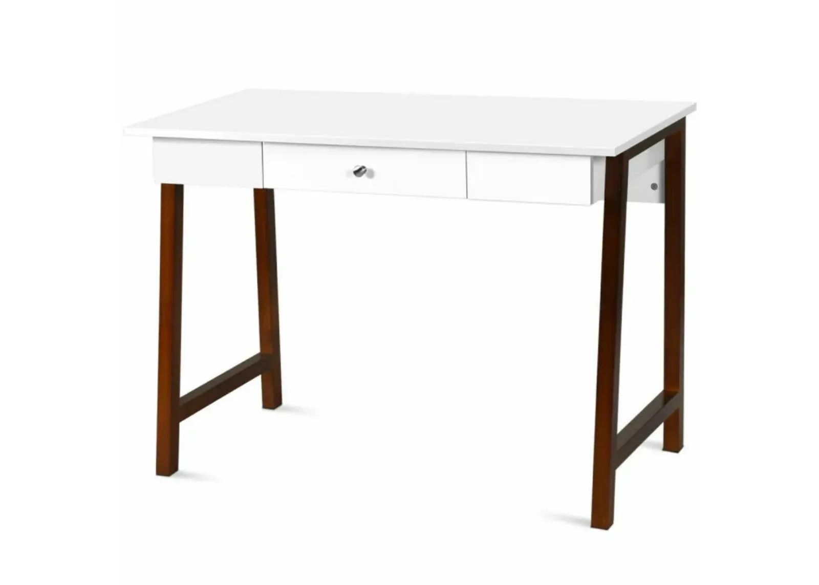 Hivvago Computer Desk Laptop PC Writing Table with Storage Drawers