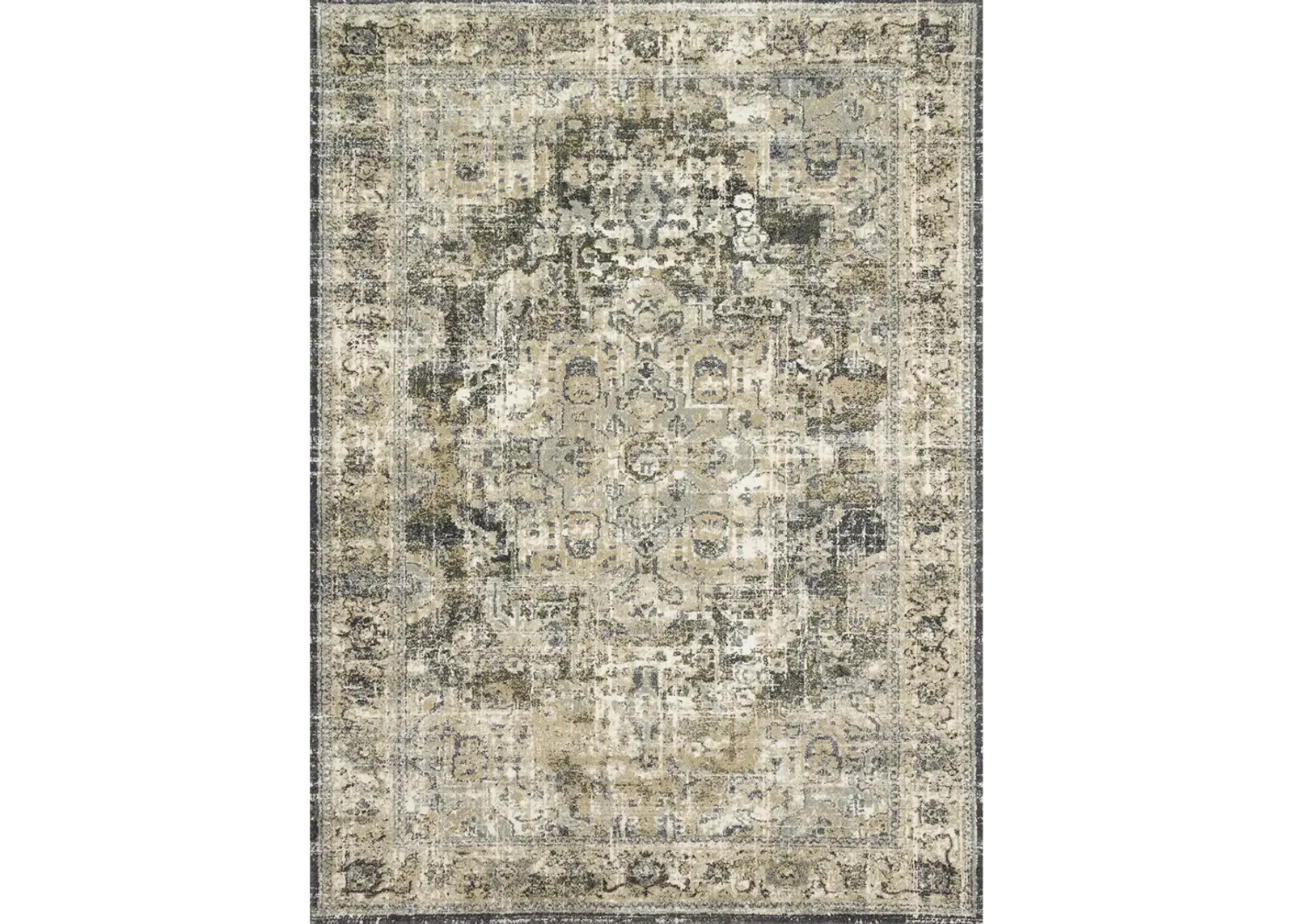 James Natural/Fog 9'6" x 13' Rug by Magnolia Home by Joanna Gaines