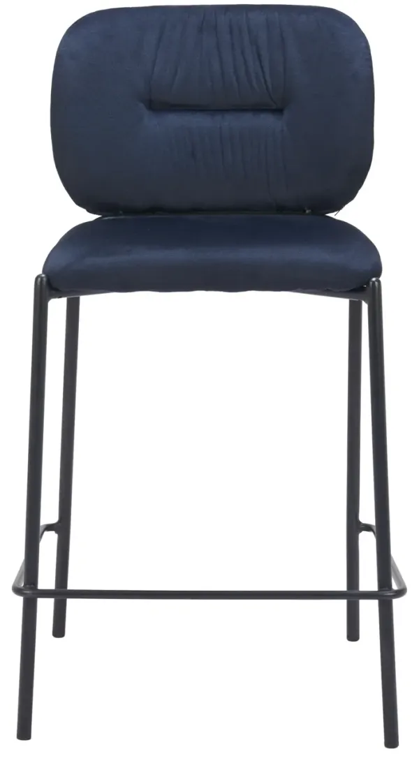 Plat Counter Stool (Set of 2) Blue