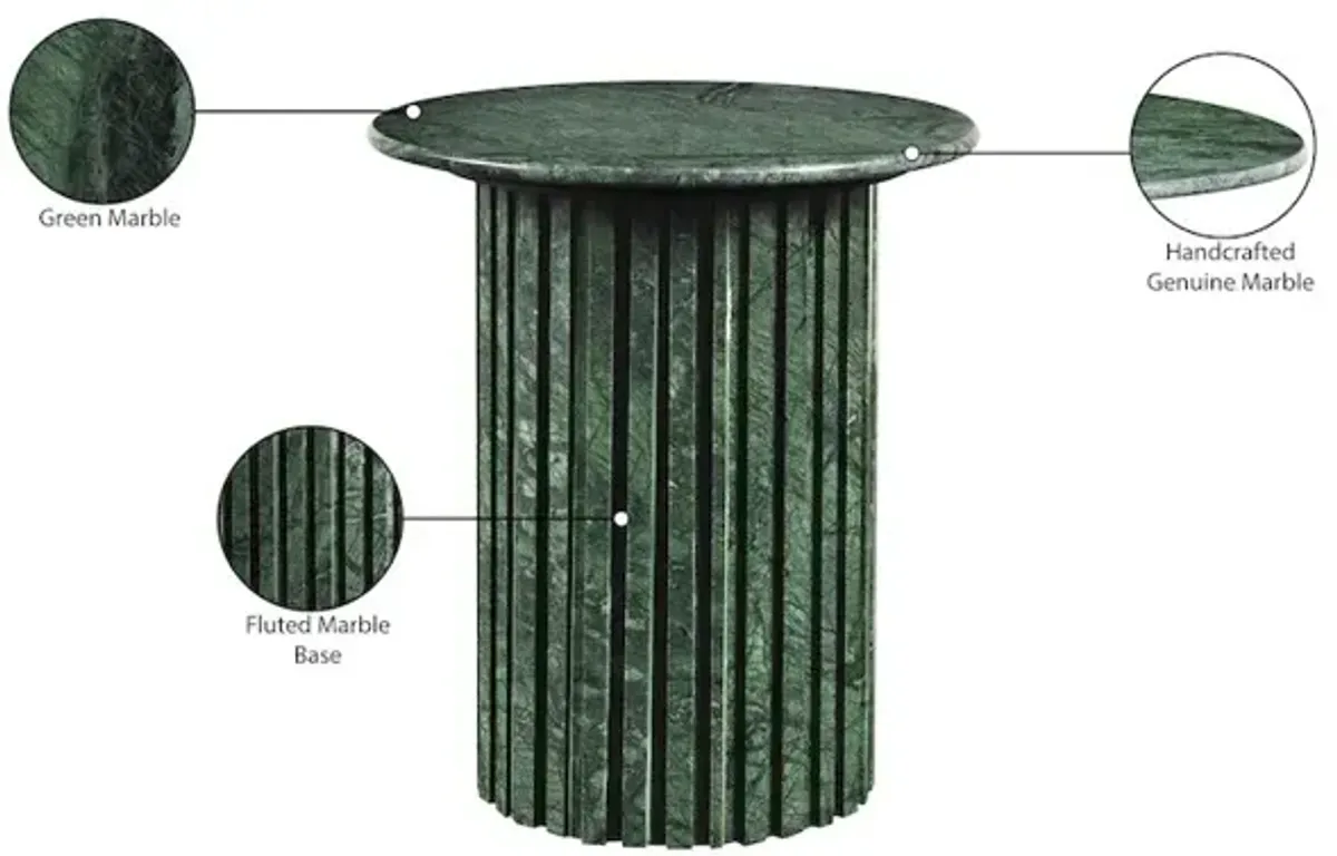 Meridian Furniture Genoa Green End Table