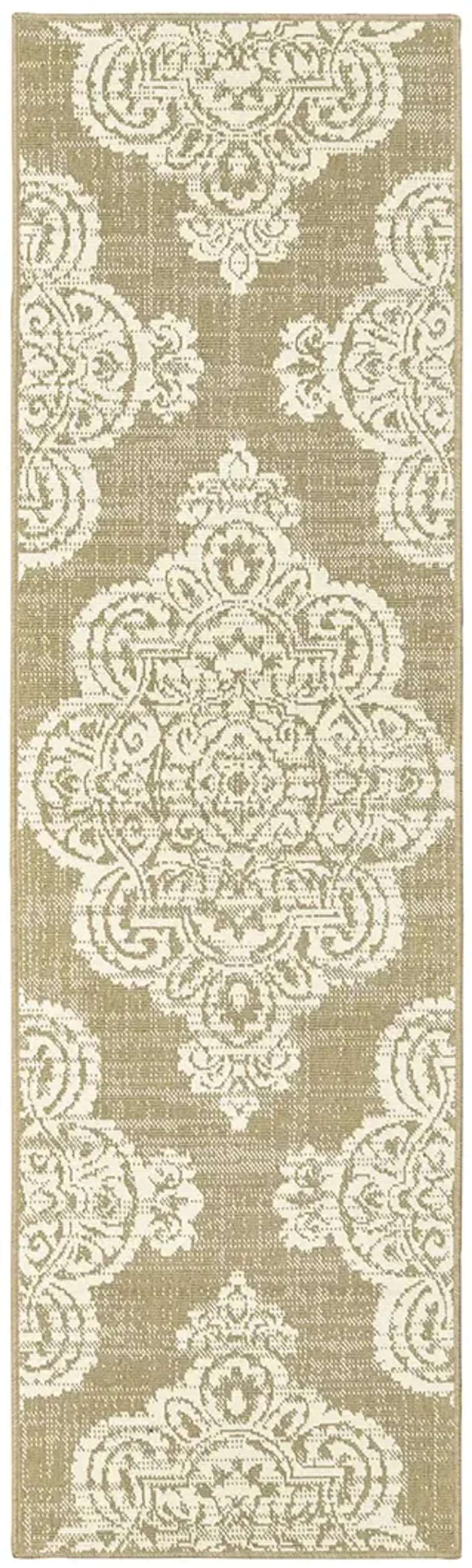 Marina 2'3" x 7'6" Tan Rug