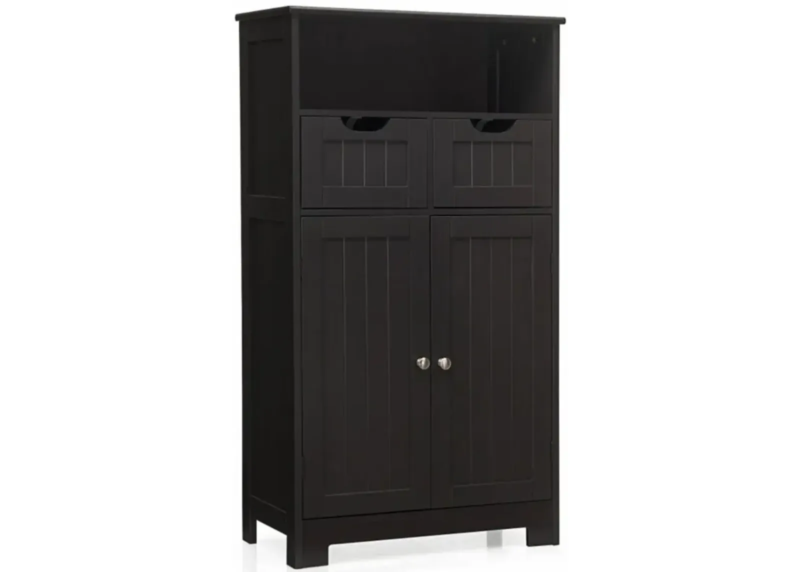 Hivvago Bathroom Wooden Side Cabinet  with 2 Drawers and 2 Doors