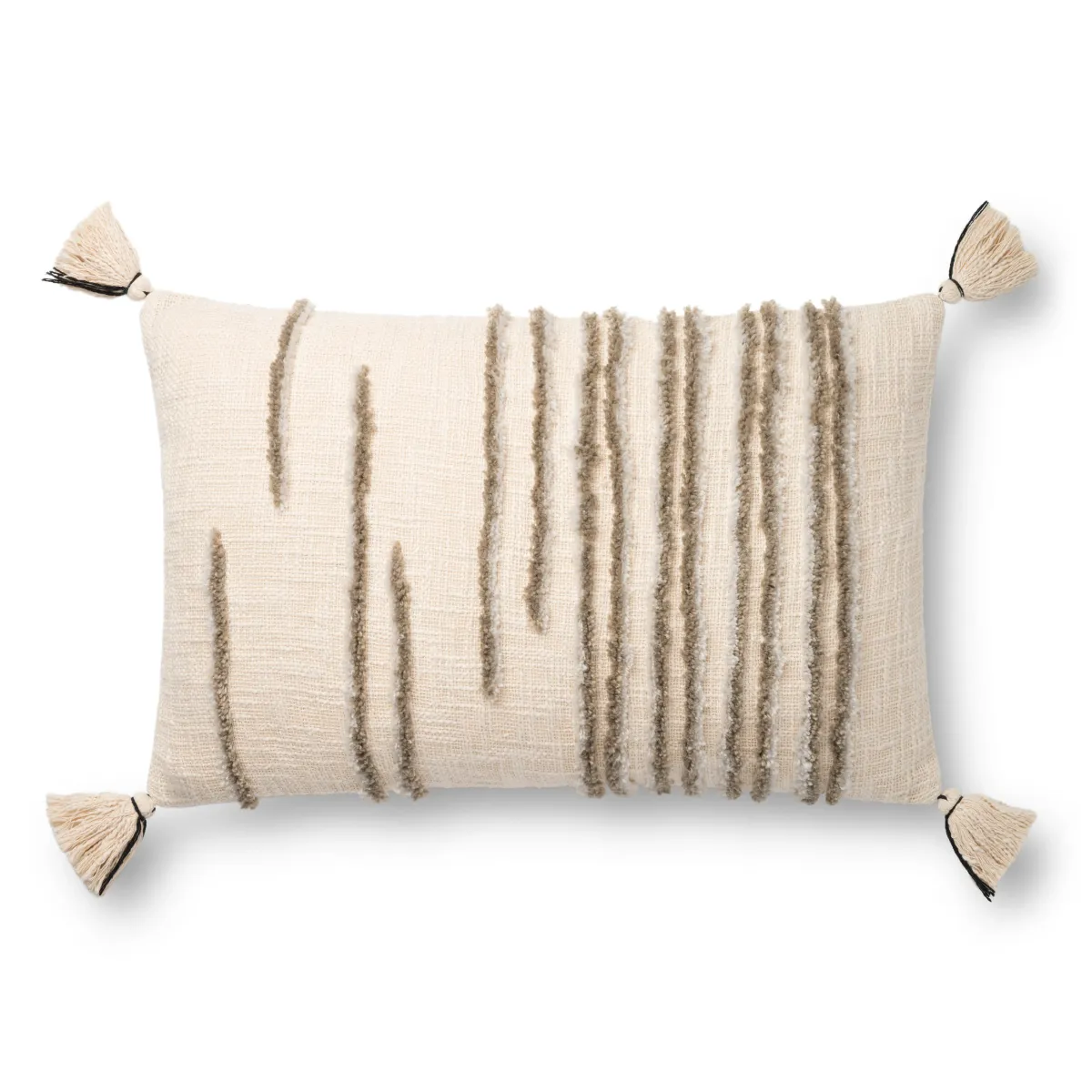 P0832 Natural/Stone 16"x26" Poly Pillow