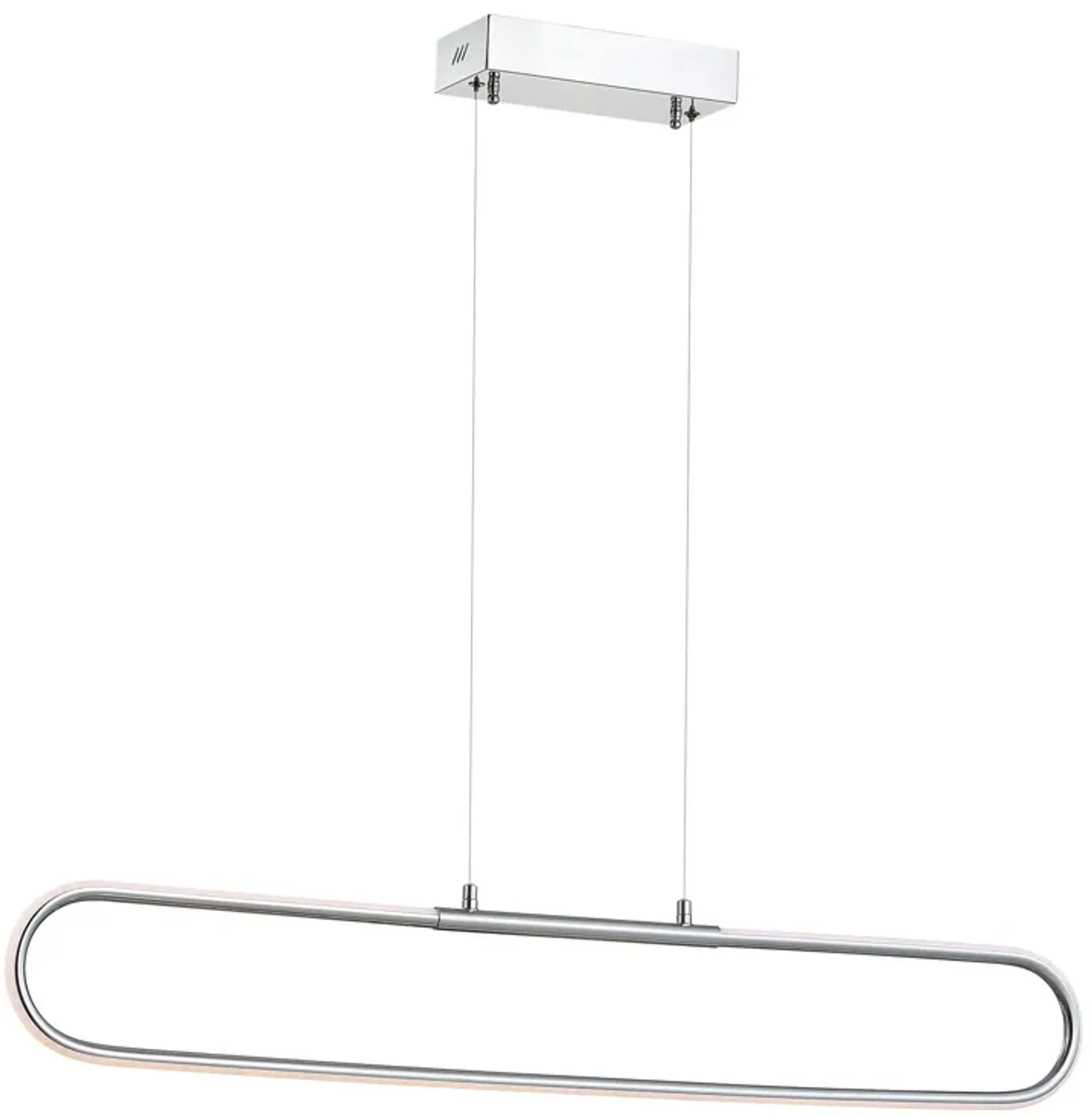 Ned Dimmable Adjustable Integrated LED Metal Linear Pendant | Furniture.com