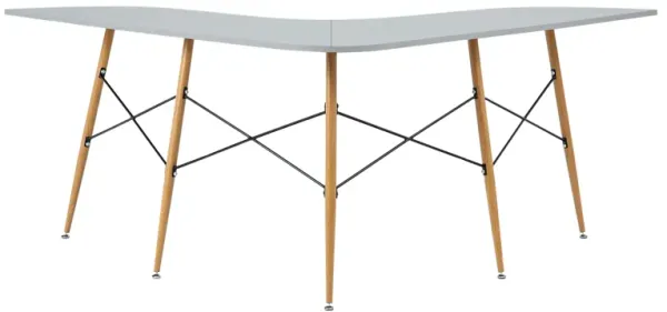 Teamson Home - Roberto Boomerang L Shaped Desk