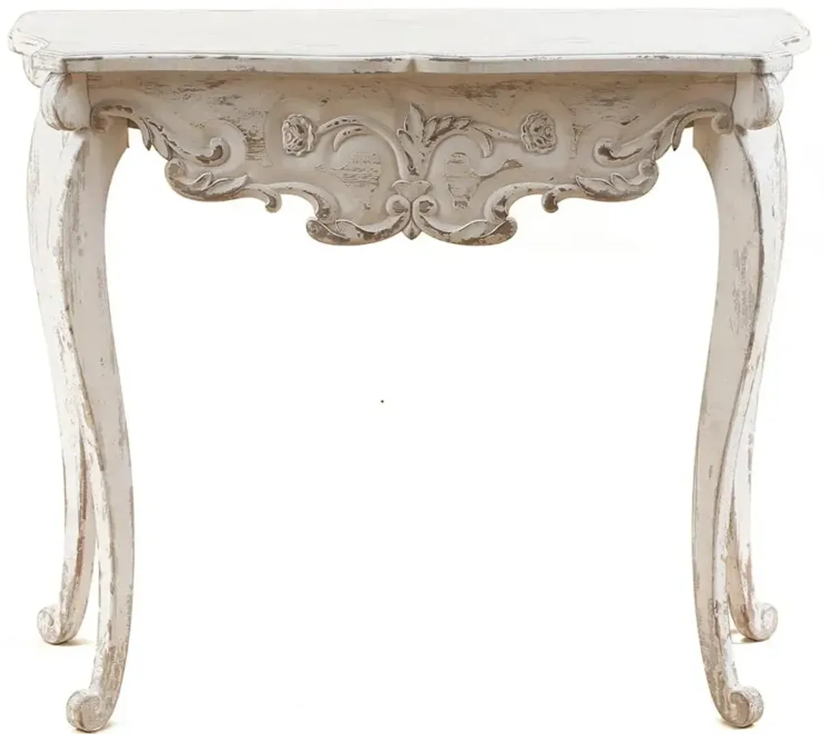 LuxenHome Wood Vintage Console and Entry Table