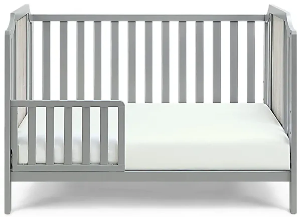 Suite Bebe Brees 3-in-1 Convertible Island Crib Gray/Graystone