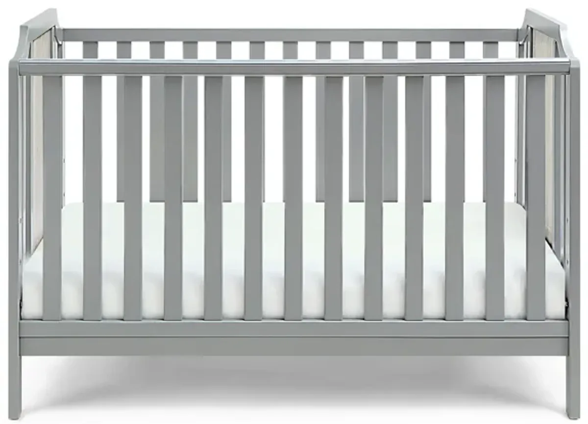 Suite Bebe Brees 3-in-1 Convertible Island Crib Gray/Graystone