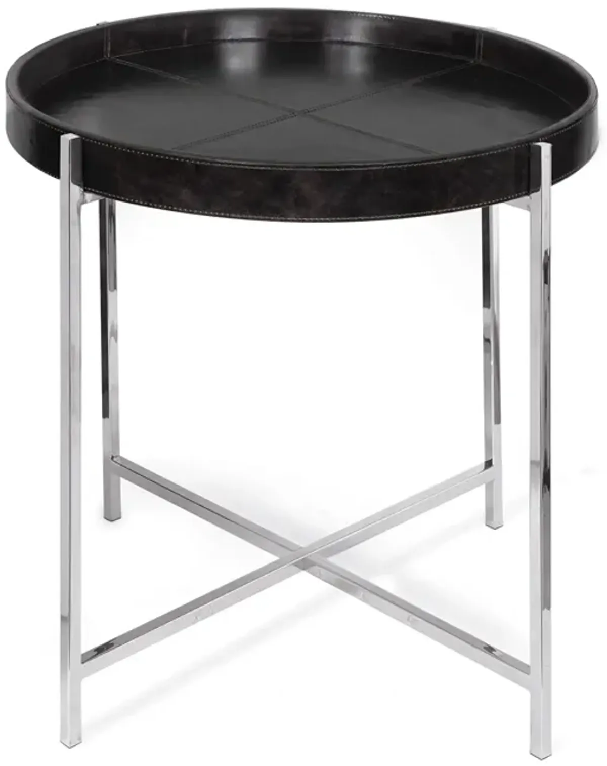 Derby Leather Tray Table