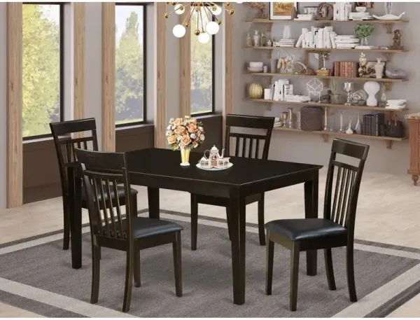 5 Pc Dining room set for 4-Dining Table Top and 4 Dining Chairs
