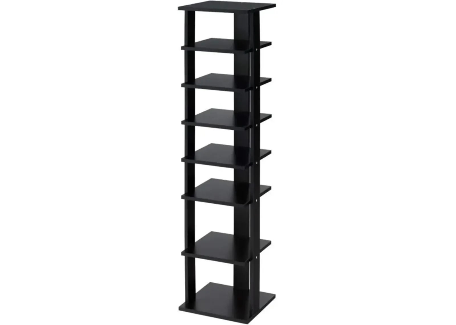 Hivvago 7-Tiers Vertical Wooden Space Saving Shoe Rack for Front Door