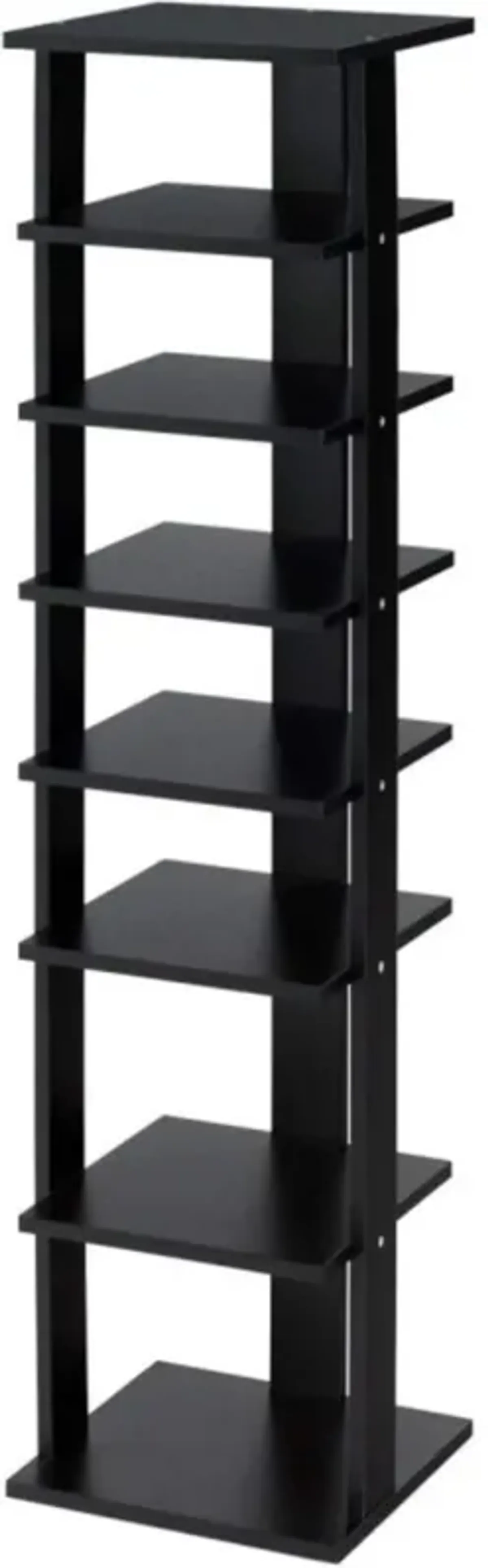 Hivvago 7-Tiers Vertical Wooden Space Saving Shoe Rack for Front Door