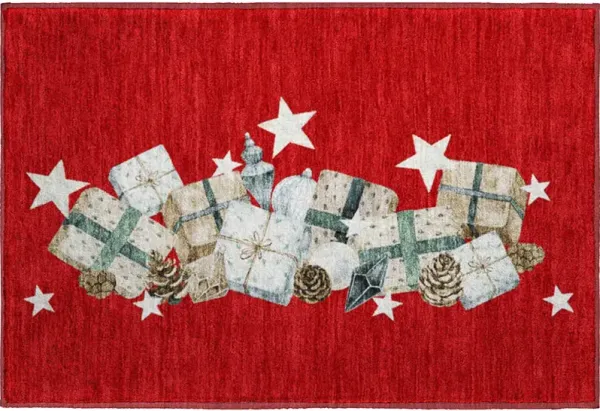 Merry & Bright MY27 Red 20" x 30" Rug
