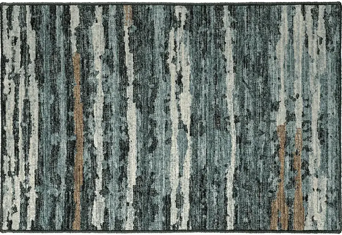 Brisbane BR4 Midnight 20" x 30" Rug