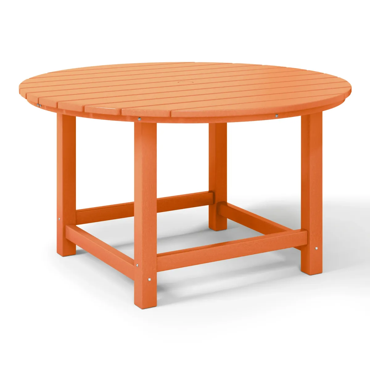 WestinTrends Kids Outdoor Patio Furniture HDPE Round Dining Table