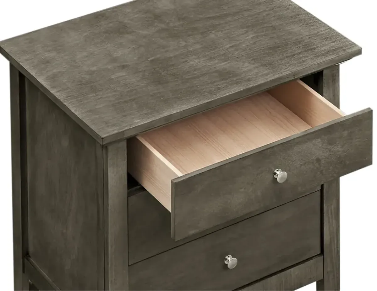 Hammond 3-Drawer Nightstand (26 in. H x 18 in. W x 24 in. D)