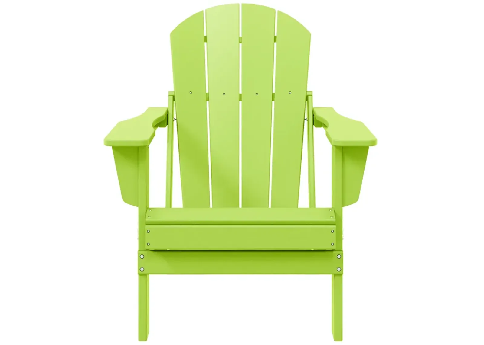 WestinTrends HDPE Outdoor Patio Folding Poly Adirondack Chair