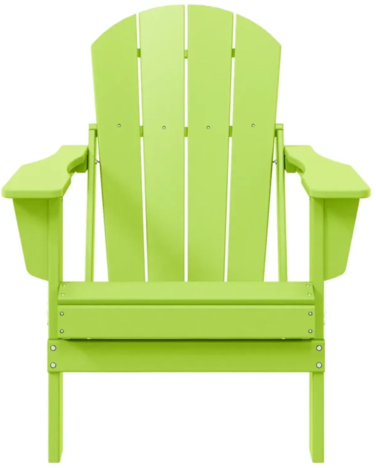 WestinTrends HDPE Outdoor Patio Folding Poly Adirondack Chair