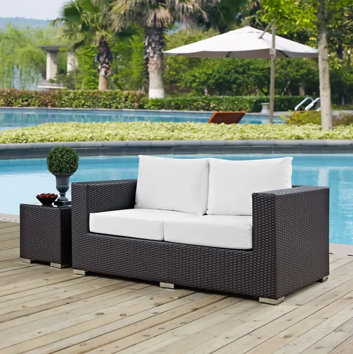 Modway - Convene Outdoor Patio Loveseat