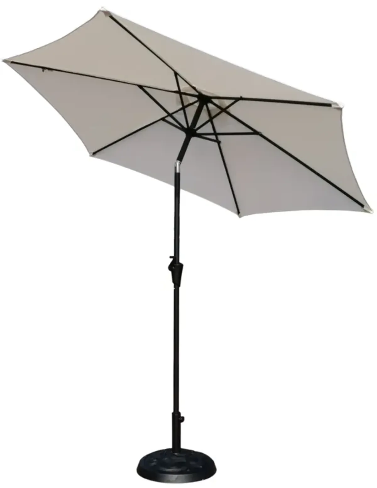 9' Pole Tan Umbrella with Carry Bag