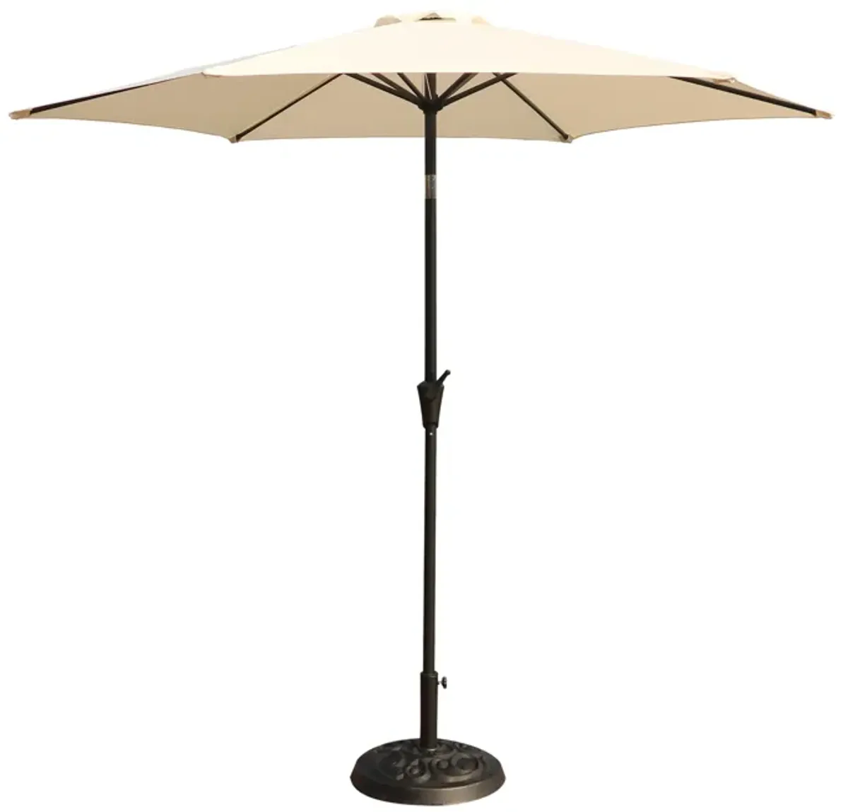 9' Pole Tan Umbrella with Carry Bag