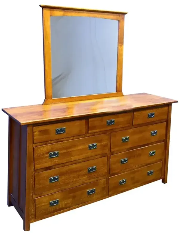 Crafters and Weavers Mission 9 Drawer Dresser - Michael's Cherry