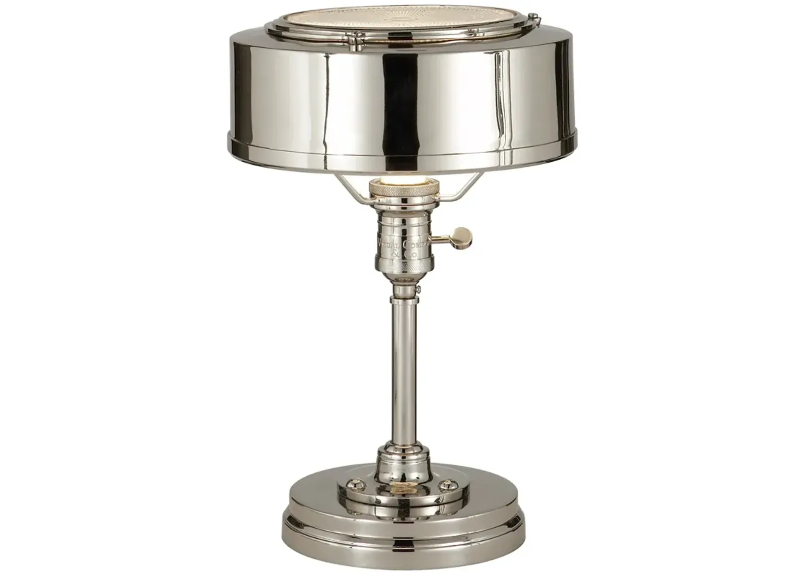 Henley Task Lamp in Polished Nickel