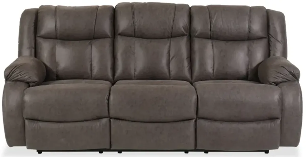 First Base Manual Reclining Sofa