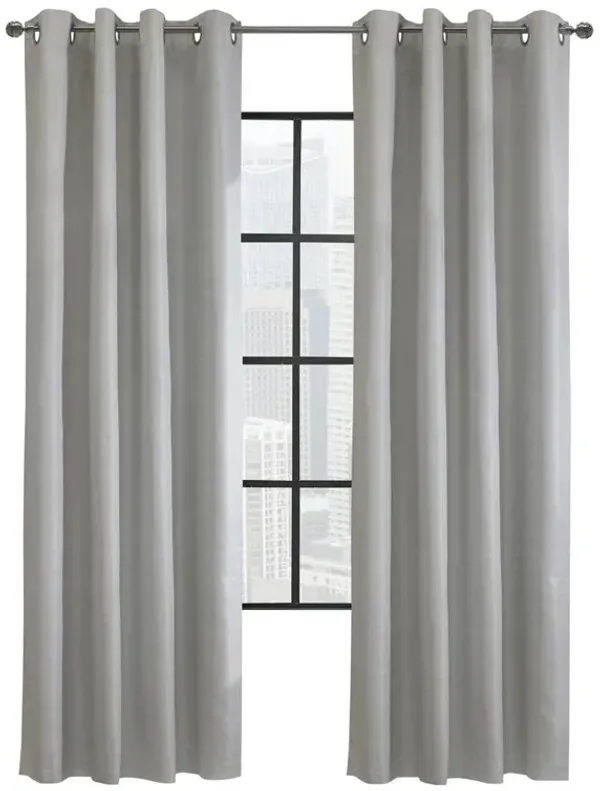 Thermaplus Solstice Room Darkening Grommet Curtain - 52x95", Oyster