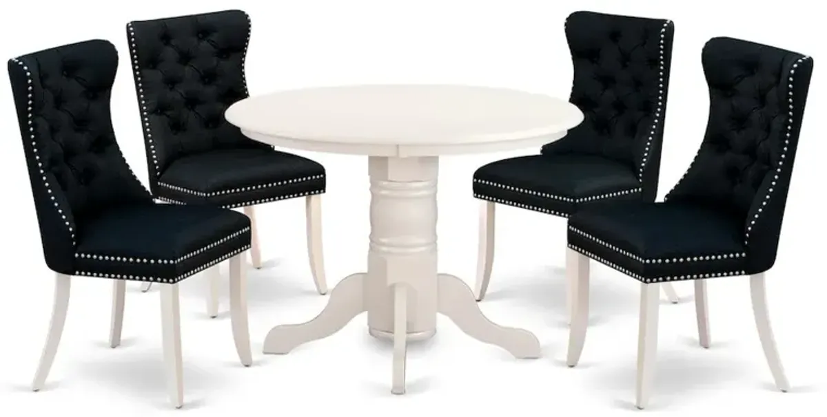 5 Piece Modern Dining Table Set