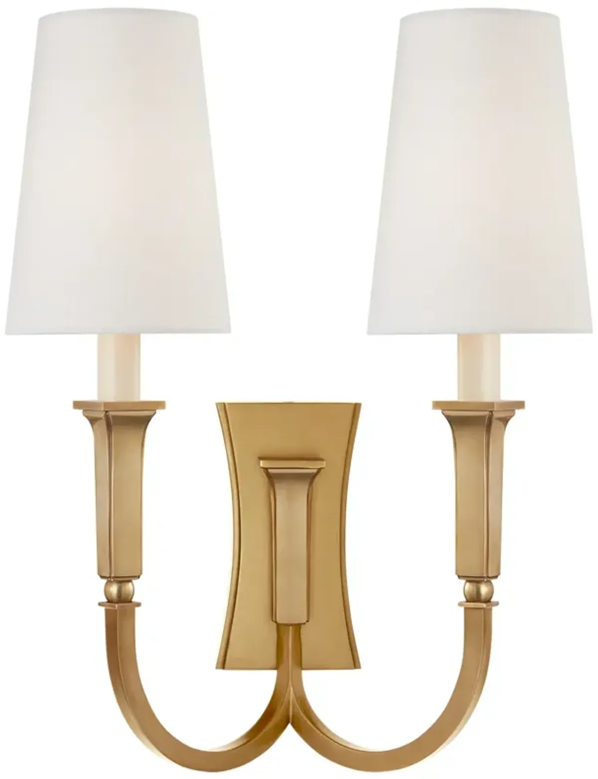 Delphia Lrg Double Arm Sconce