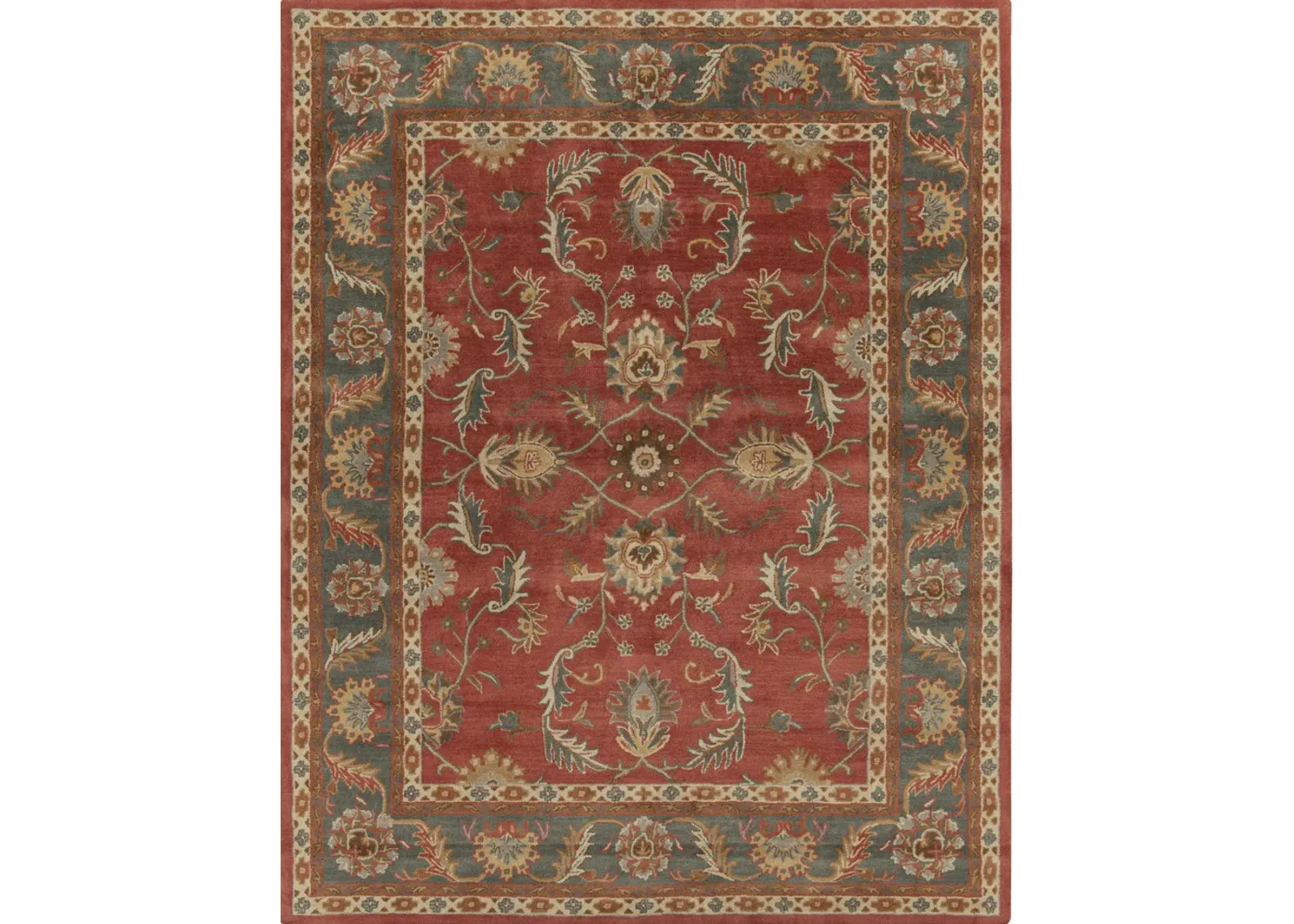 Caesar CAE-1007 4' Round Red Rug