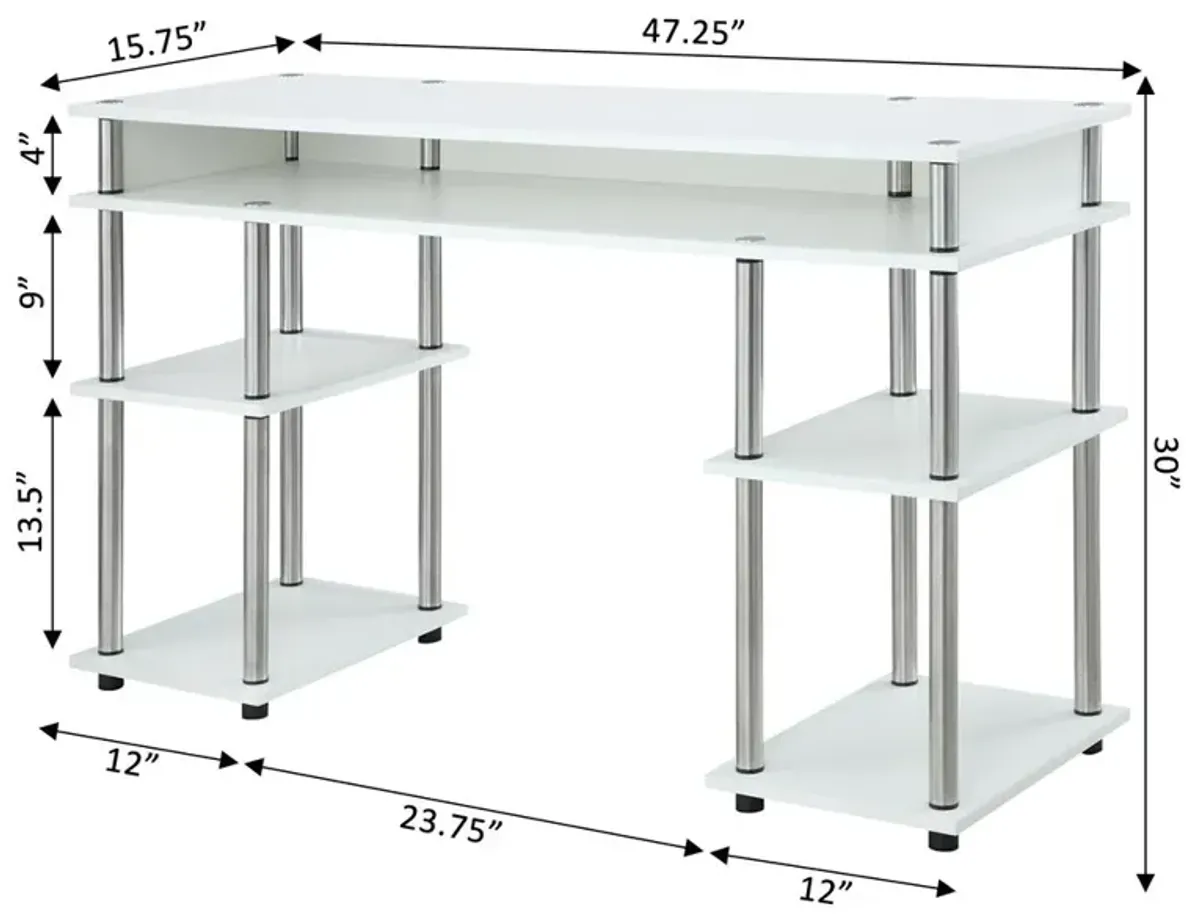 Convience Concept, Inc. Designs2Go No Tools Student Desk