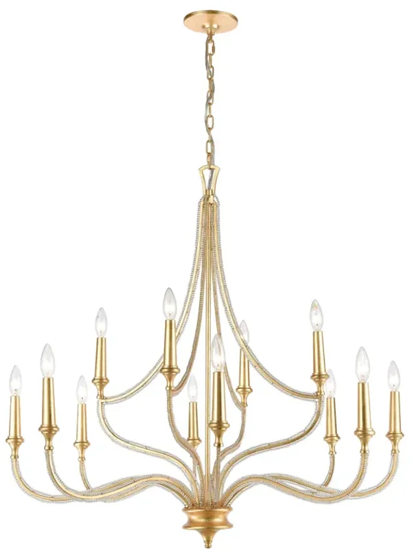La Rochelle 38'' Wide 12-Light Chandelier