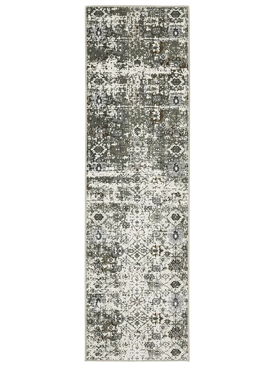 Gemini 2'3" x 7'6" Ivory Rug