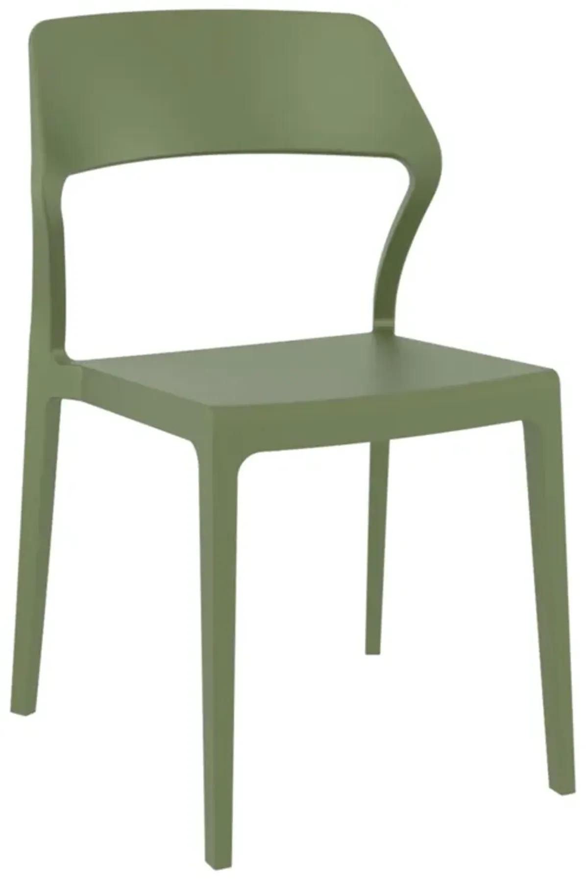 32.75" Yellow Solid Patio Dining Chair