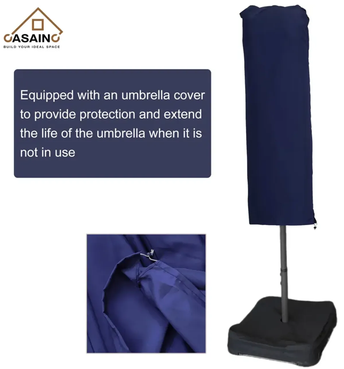 15ft Patio Maket Umbrella with base