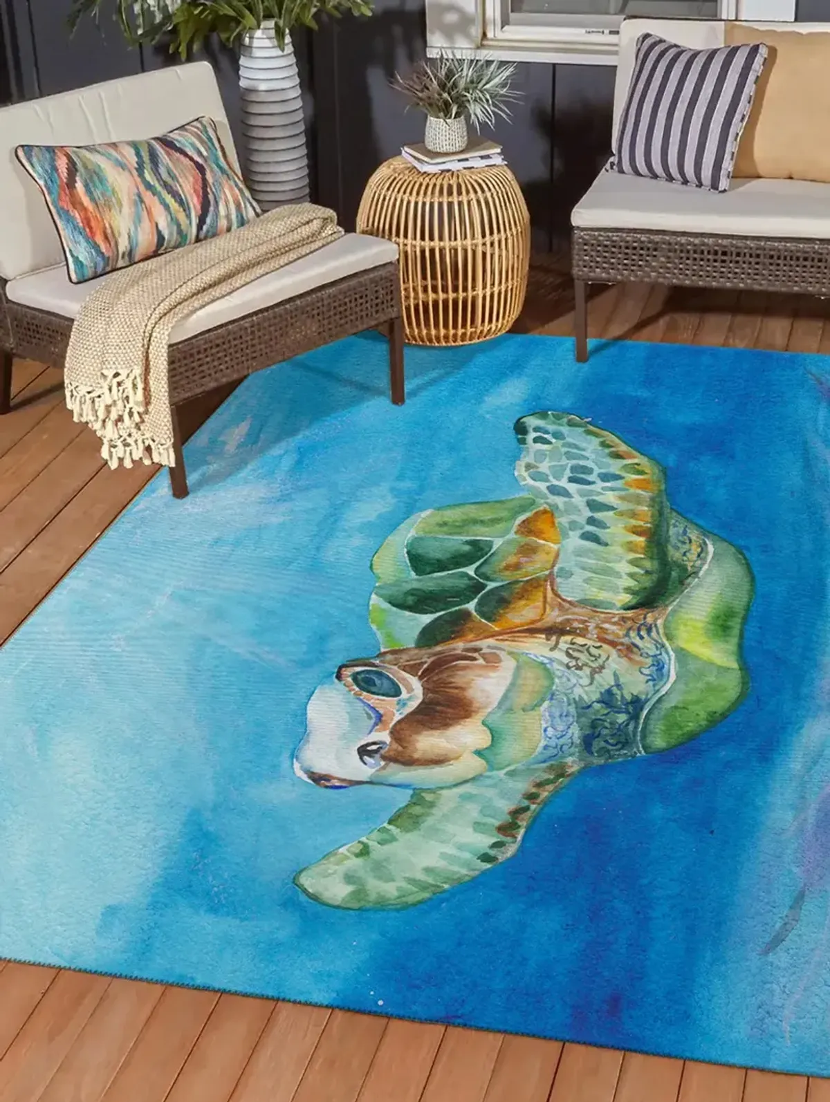 Harbor HA3 Ocean 3' x 5' Rug