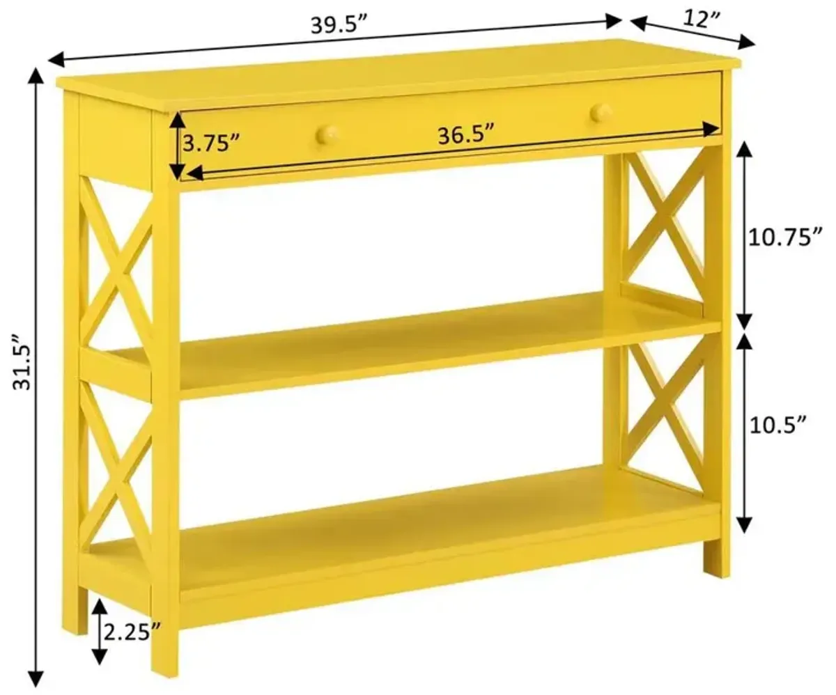 Convience Concept, Inc. Oxford 1 Drawer Console Table with Shelves