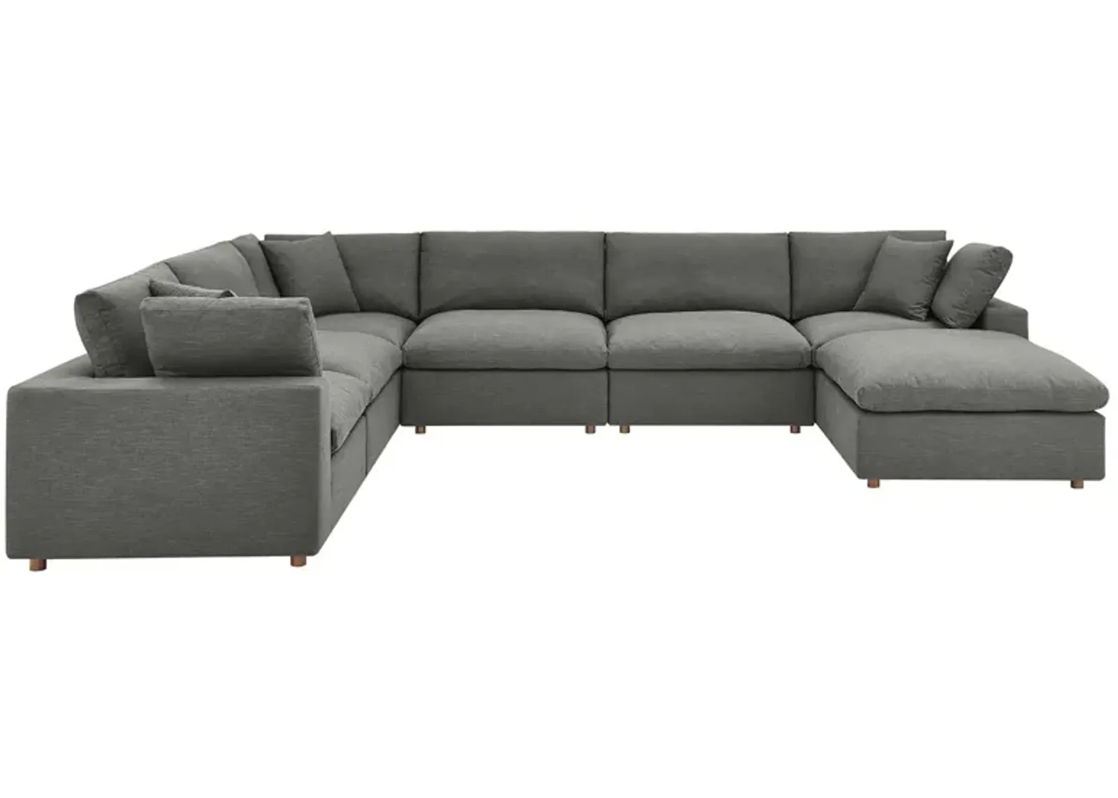 Commix Down Filled Overstuffed 7-Piece Sectional Sofa