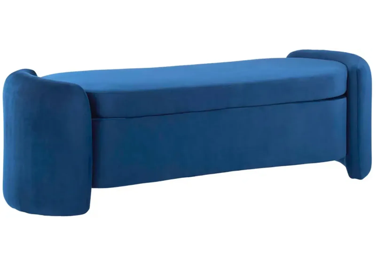 Nebula Upholstered Performance Velvet Bench-Benzara