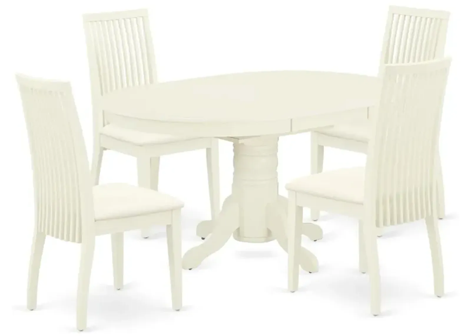 Dining Room Set Linen White